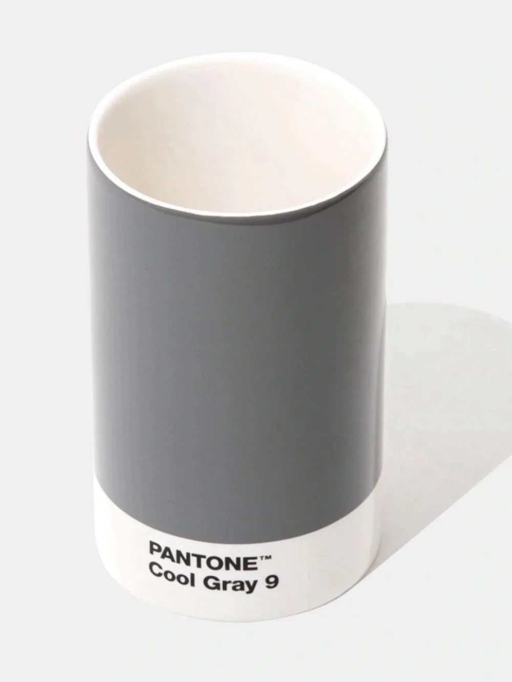Copenhagen Design PANTONE Pencil Pen Cup - Cool Gray 9 NEW Modern Contemporary